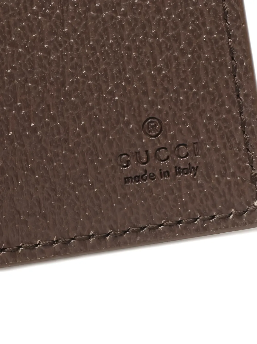 Pre-owned Gucci Gg Supreme Card Case In Neutral