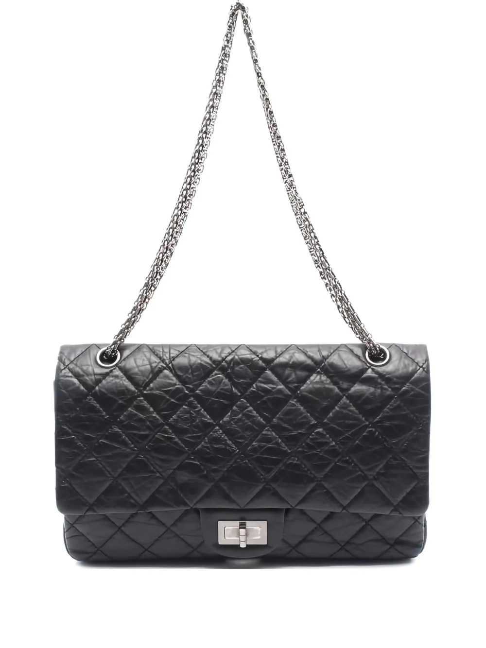 CHANEL Pre-Owned 2010-2011 2.55 diamond-quilted shoulder bag | Black | Image 1