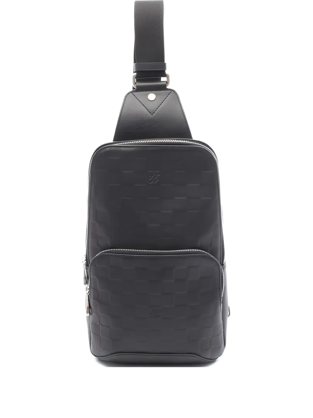 Pre-owned Louis Vuitton Avenue Crossbody Bag In Black