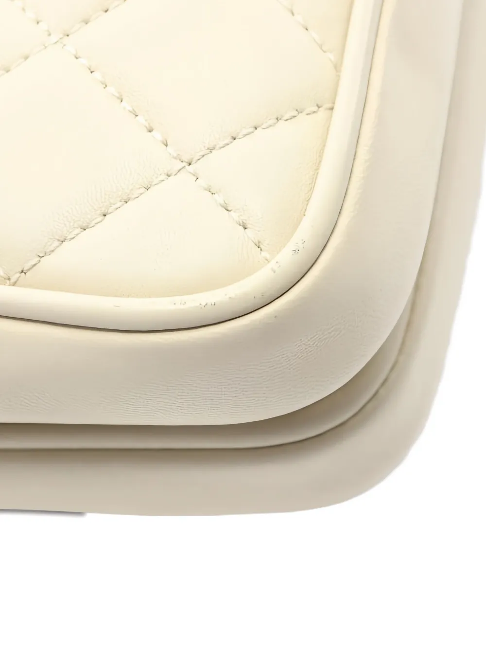 Pre-owned Chanel 2018 Matelasse Top-handle Cross Body Bag In Neutral
