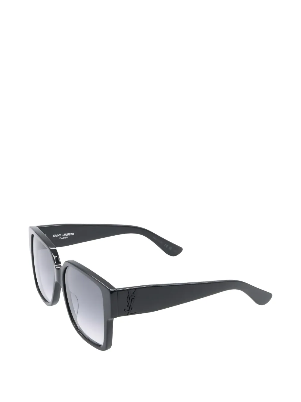 Saint Laurent Pre-Owned YSL-plaque square-frame sunglasses | Women | Image 2