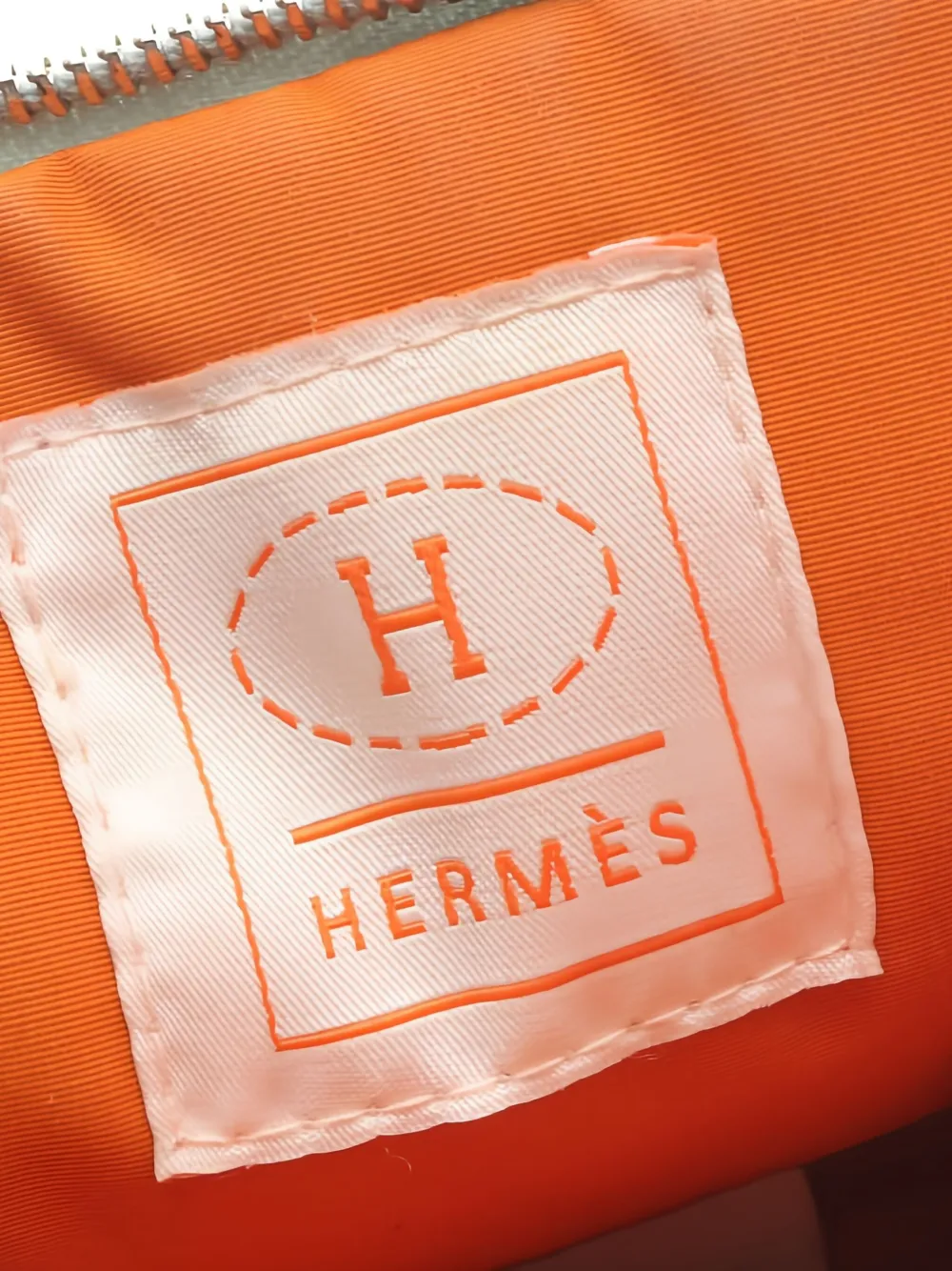 Pre-owned Hermes 2020s Mini Bolide Pouch Bag In Blue