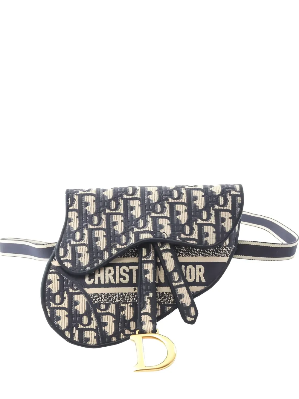 Christian Dior Pre-Owned Saddle belt bag - ブルー Christian Dior Pre-Owned Saddle belt bag - ブルー