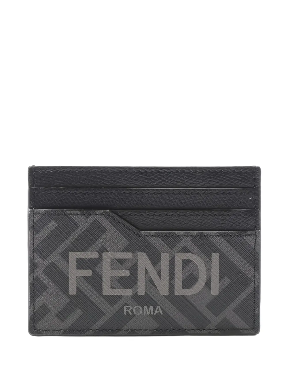 Fendi Pre-Owned tarjetero con logo Zucca estampado 2020 | negro | Image 1