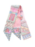 Hermès Pre-Owned Super Silk Quest scarf - Pink