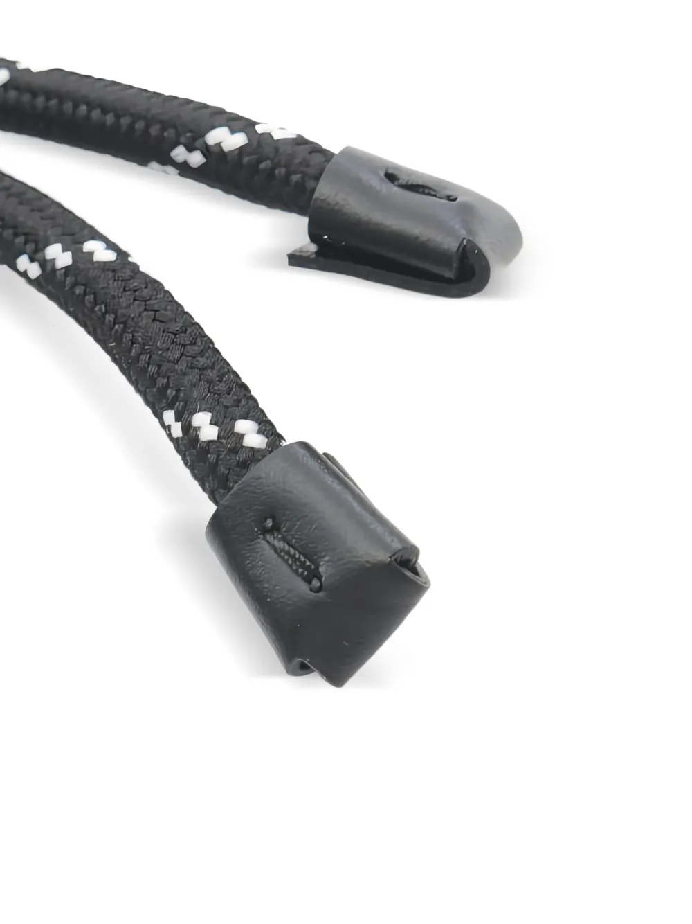 Pre-owned Miu Miu Logo-charm Bracelet In Black