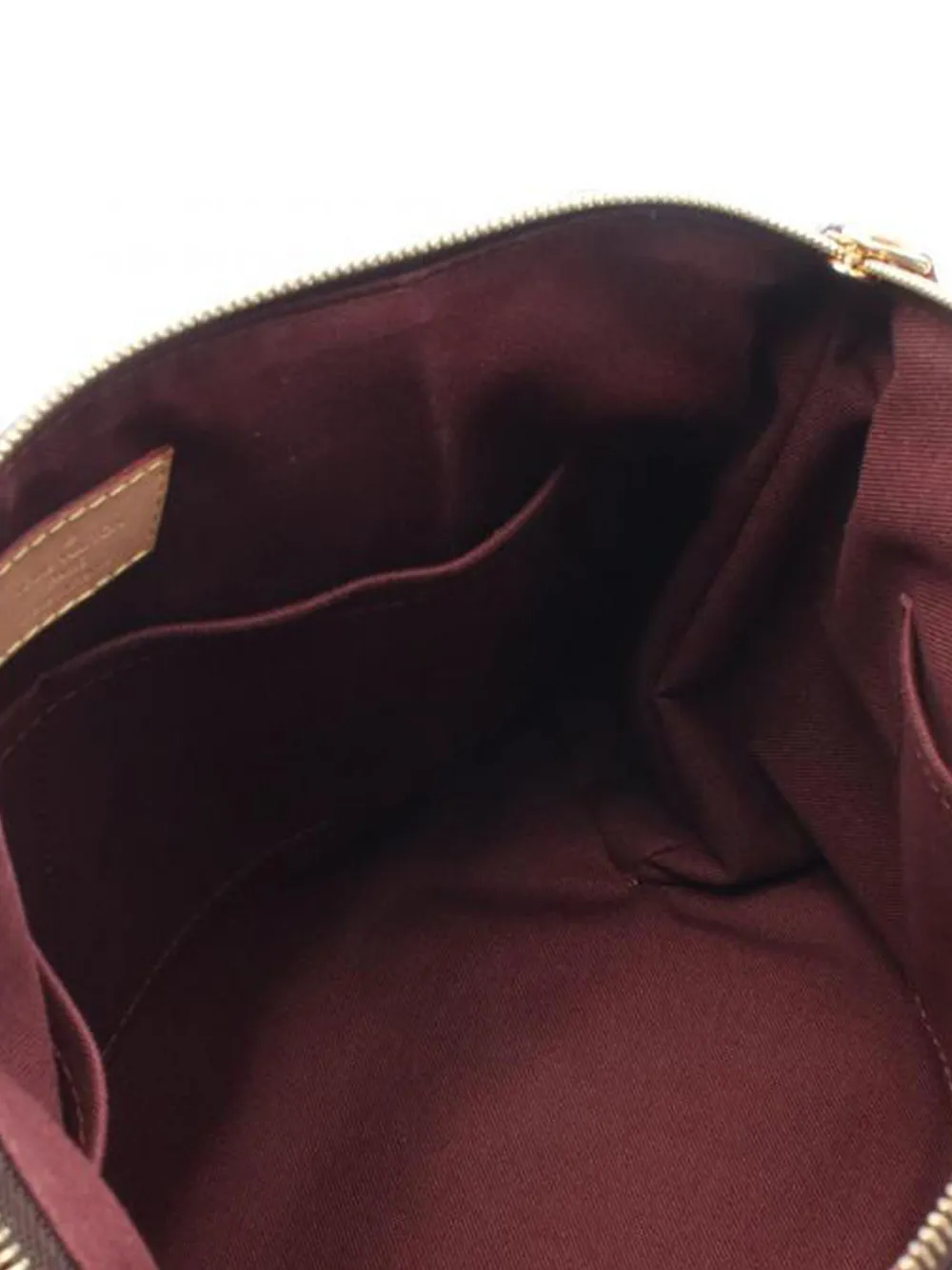 Pre-owned Louis Vuitton Rivoli Mm Two-way Handbag In Brown