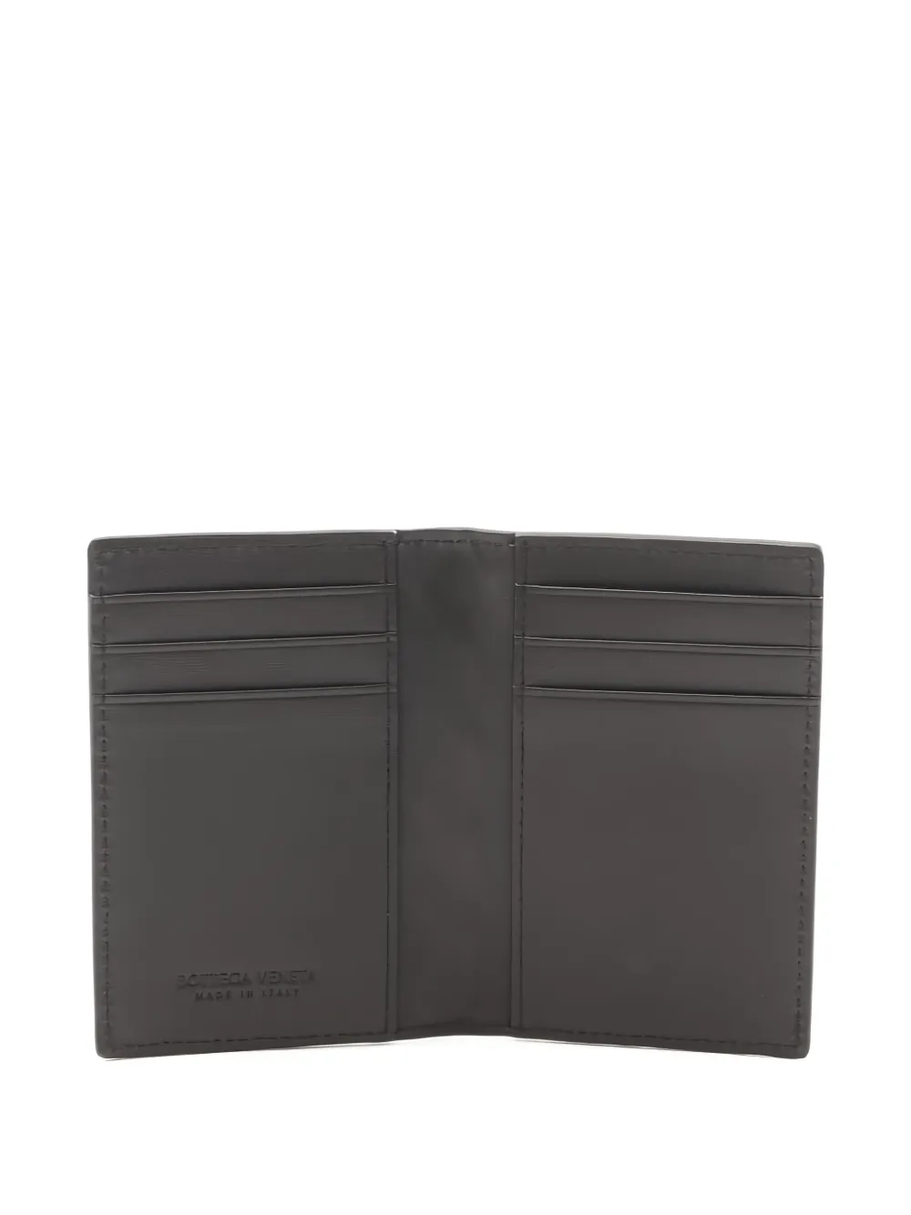 Pre-owned Bottega Veneta 2020s Leather Card Holder In Brown