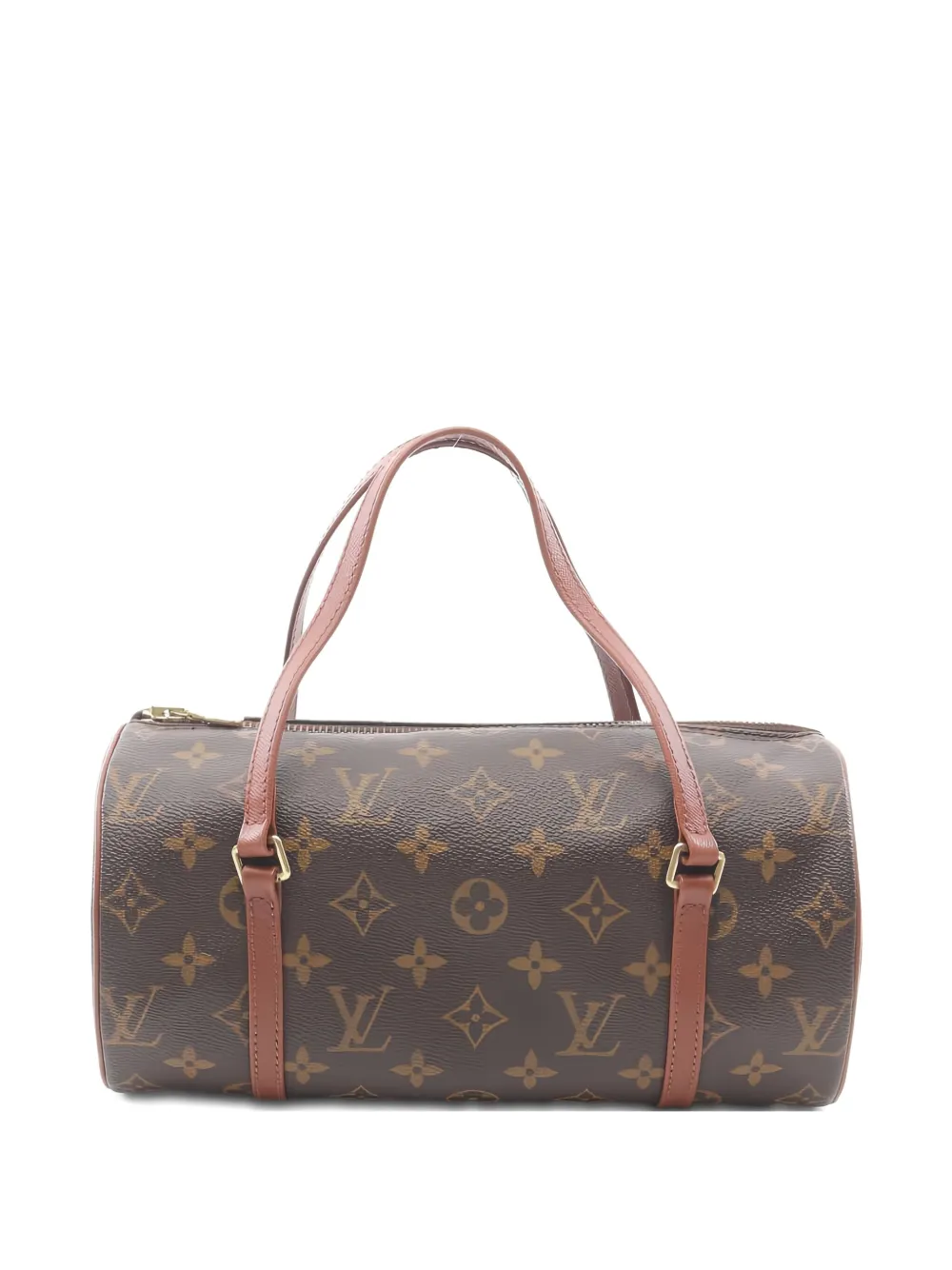 Pre-owned Louis Vuitton 1998 Papillon 26 Monogram Tote In Brown