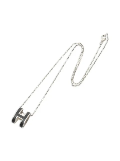 Hermès Pre-Owned 2010s Pop H pendant chain necklace