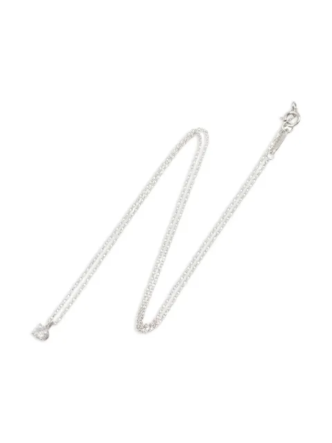 Tiffany & Co Eyewear platinum Solitaire diamond necklace