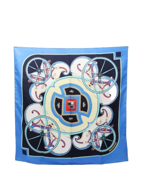 Hermès Pre-Owned 2000s Washington's Carriage printed scarf