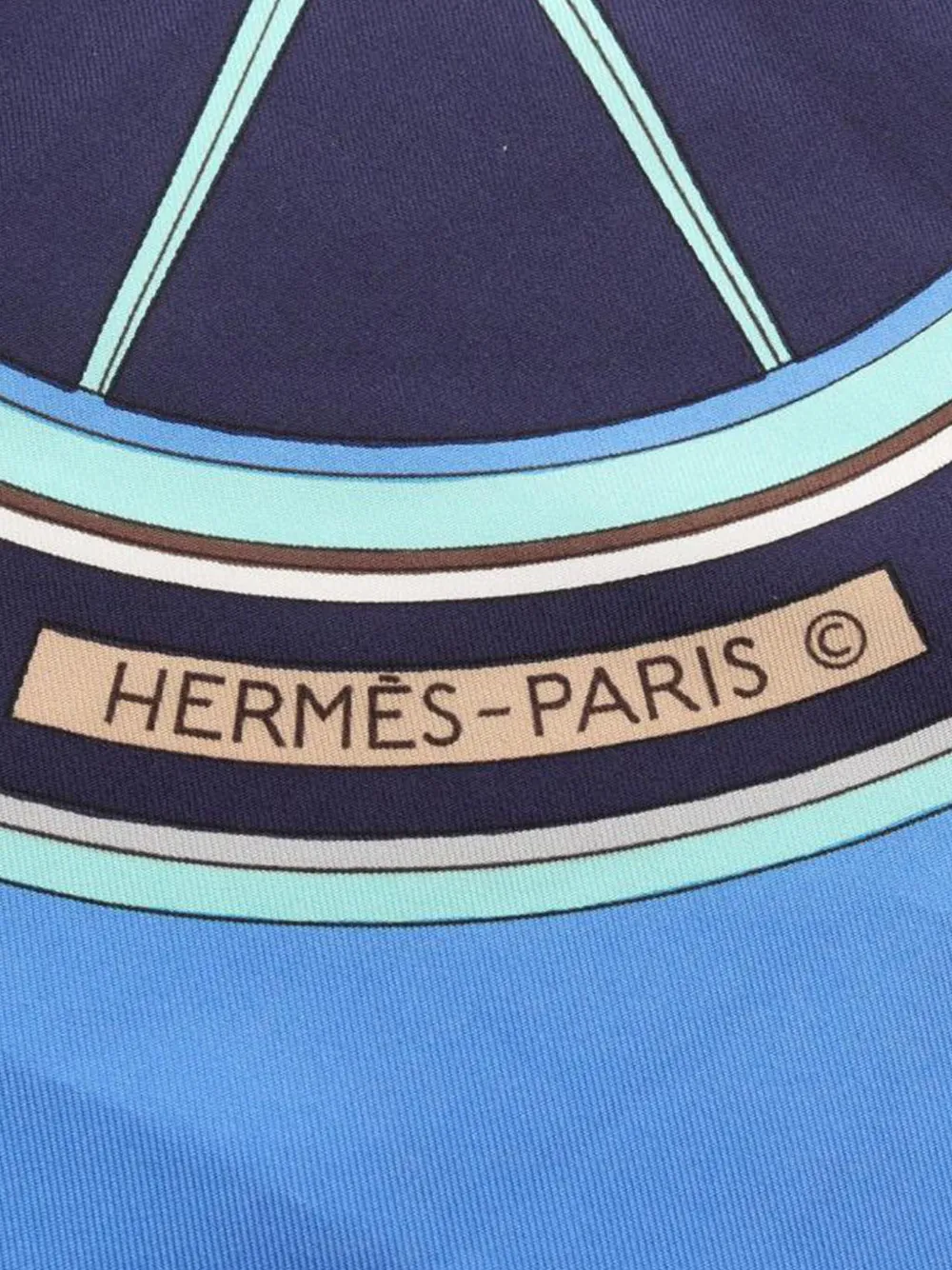 Hermès Pre-Owned 2000s Washington's Carriage printed scarf | Image 2