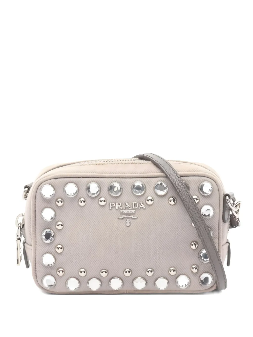 Prada Pre-Owned 2000s saffiano shoulder bag | Grey | Image 1