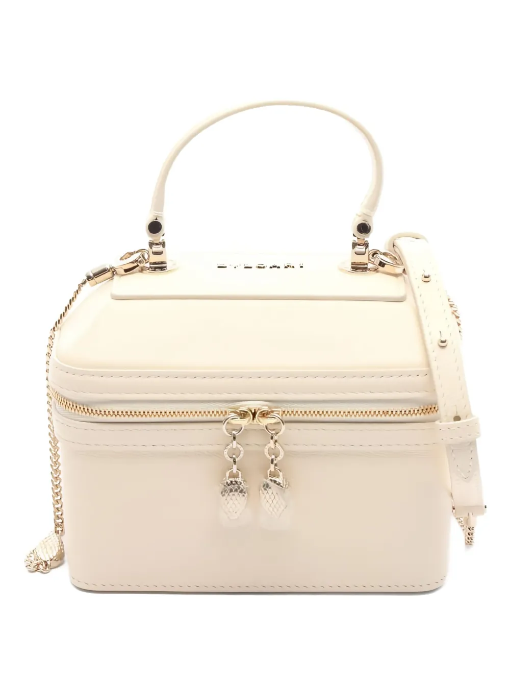 Bvlgari Pre-Owned Serpenti leather two-way handbag | Neutrals | Image 1