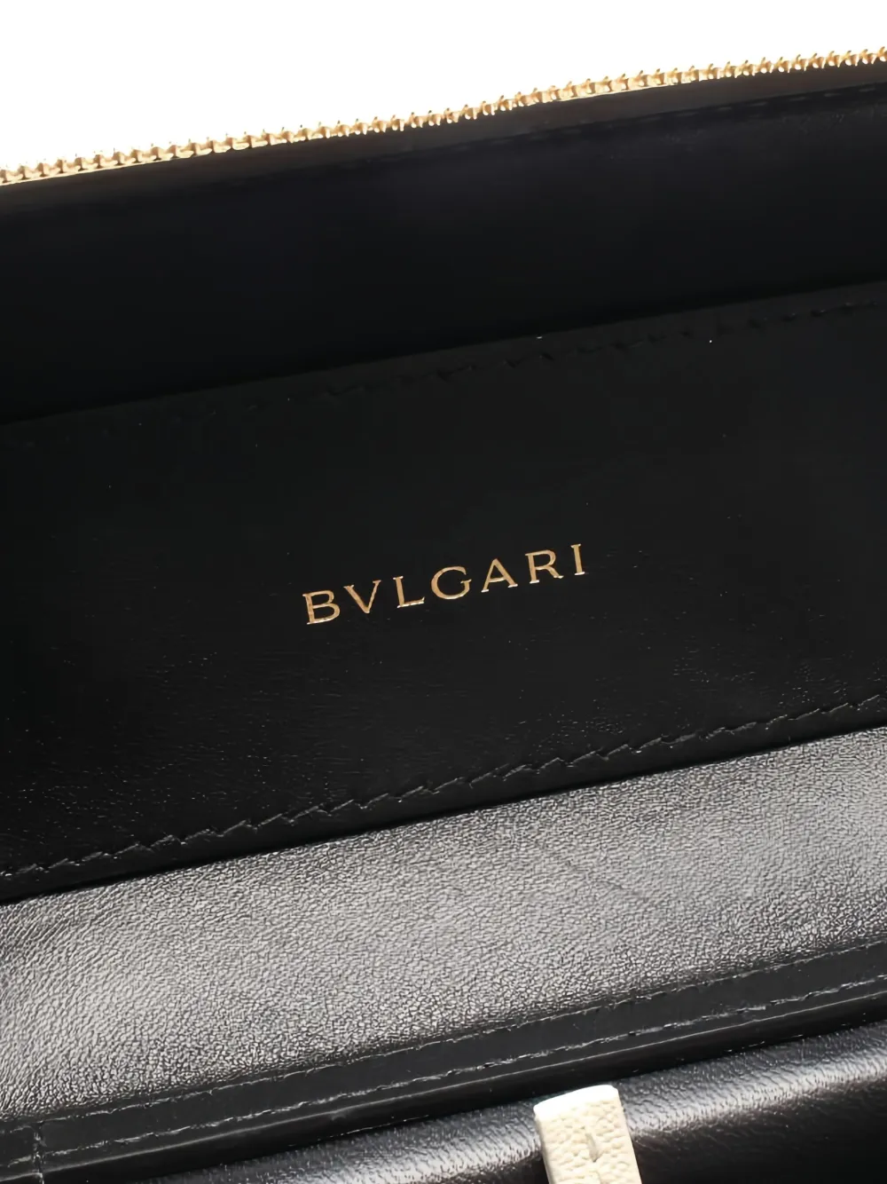 Pre-owned Bvlgari Serpenti Leather Two-way Handbag In Neutral