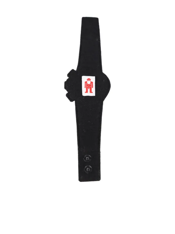 Walter Van Beirendonck レザーブレスレット Walter Van Beirendonck beaded-appliqué Bracelet | Black | FARFETCH