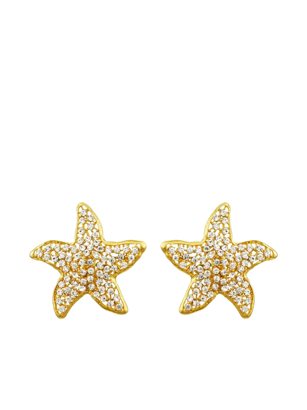 MAYOL Madison star embellished earrings - Oro