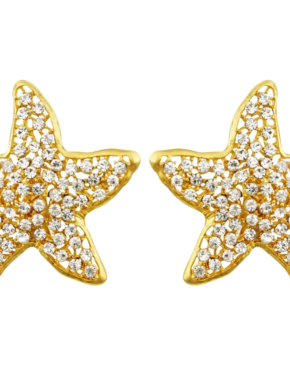 MAYOL Madison star embellished earrings - Goud