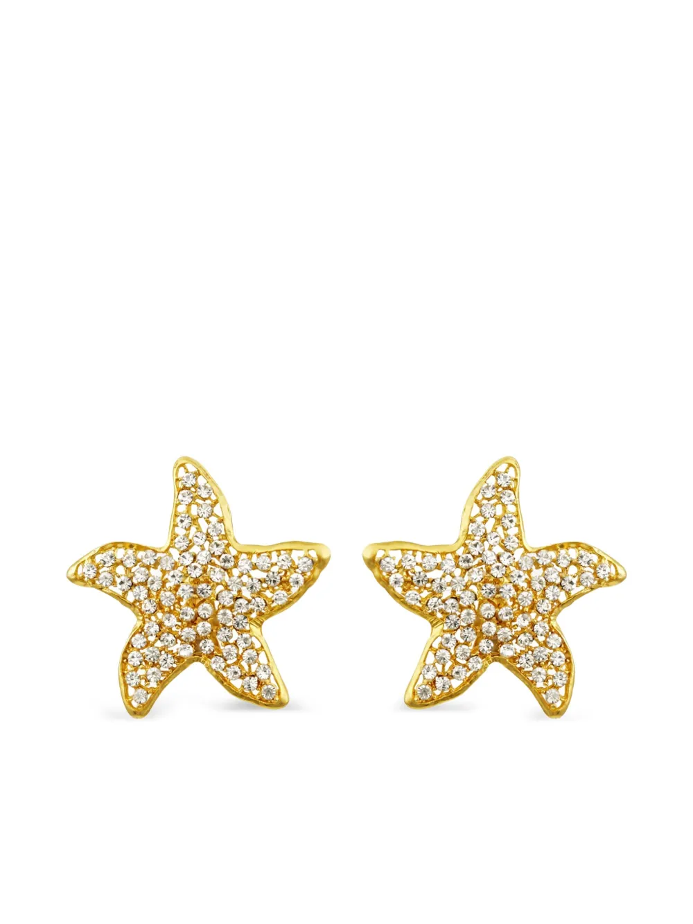 Mayol Madison Star Embellished Earrings In Gold