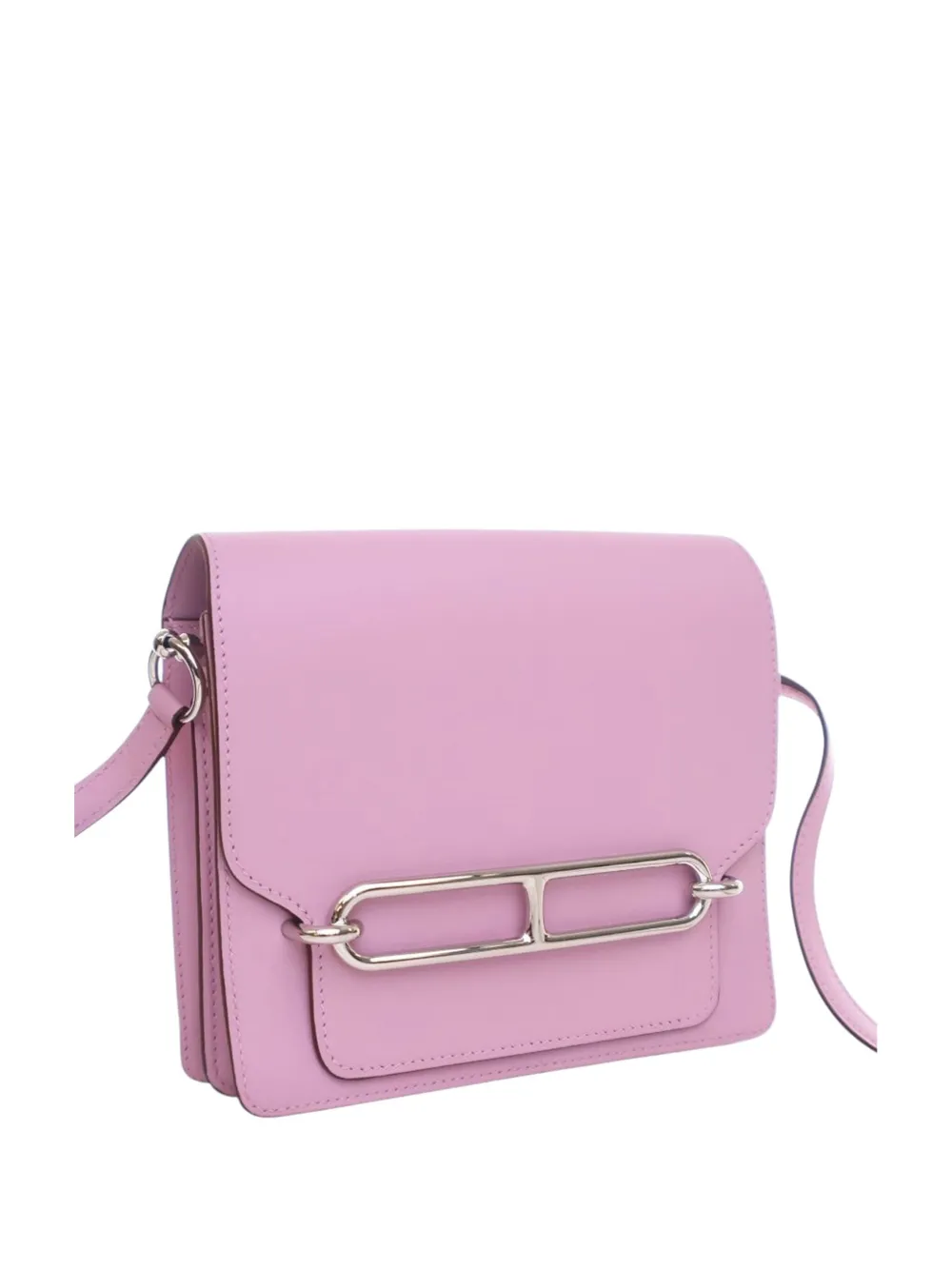 Pre-owned Hermes 2022 Swift Roulis Mini Bag Crossbody Bag In Pink