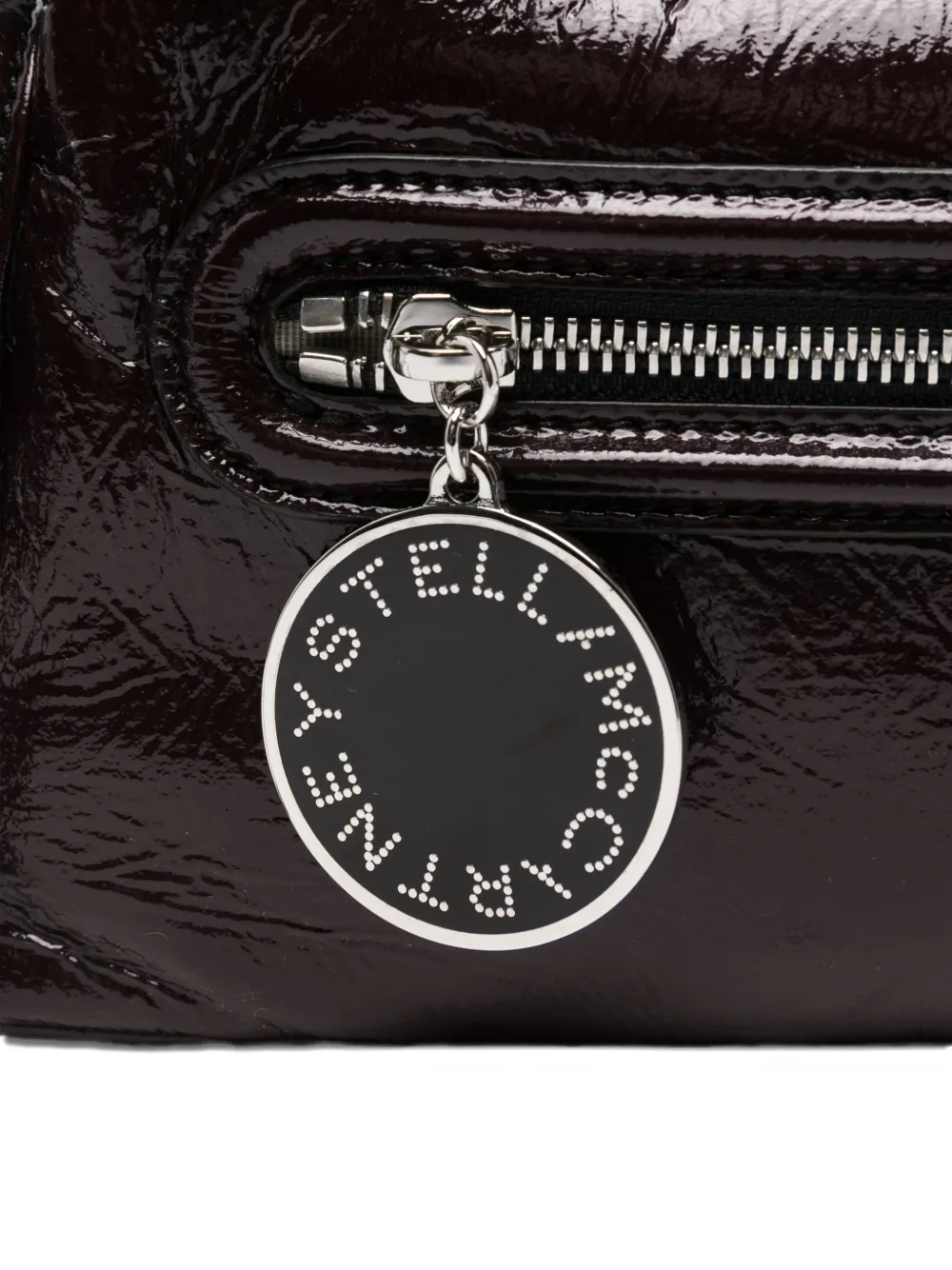 Stella McCartney Kleine Dartmoor shopper met logo-bedel Paars