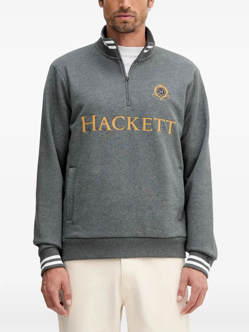 Hackett half-zip sweatshirt | gris | Image 1