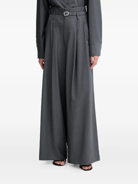 Isabelle Blanche belted pleated palazzo pants