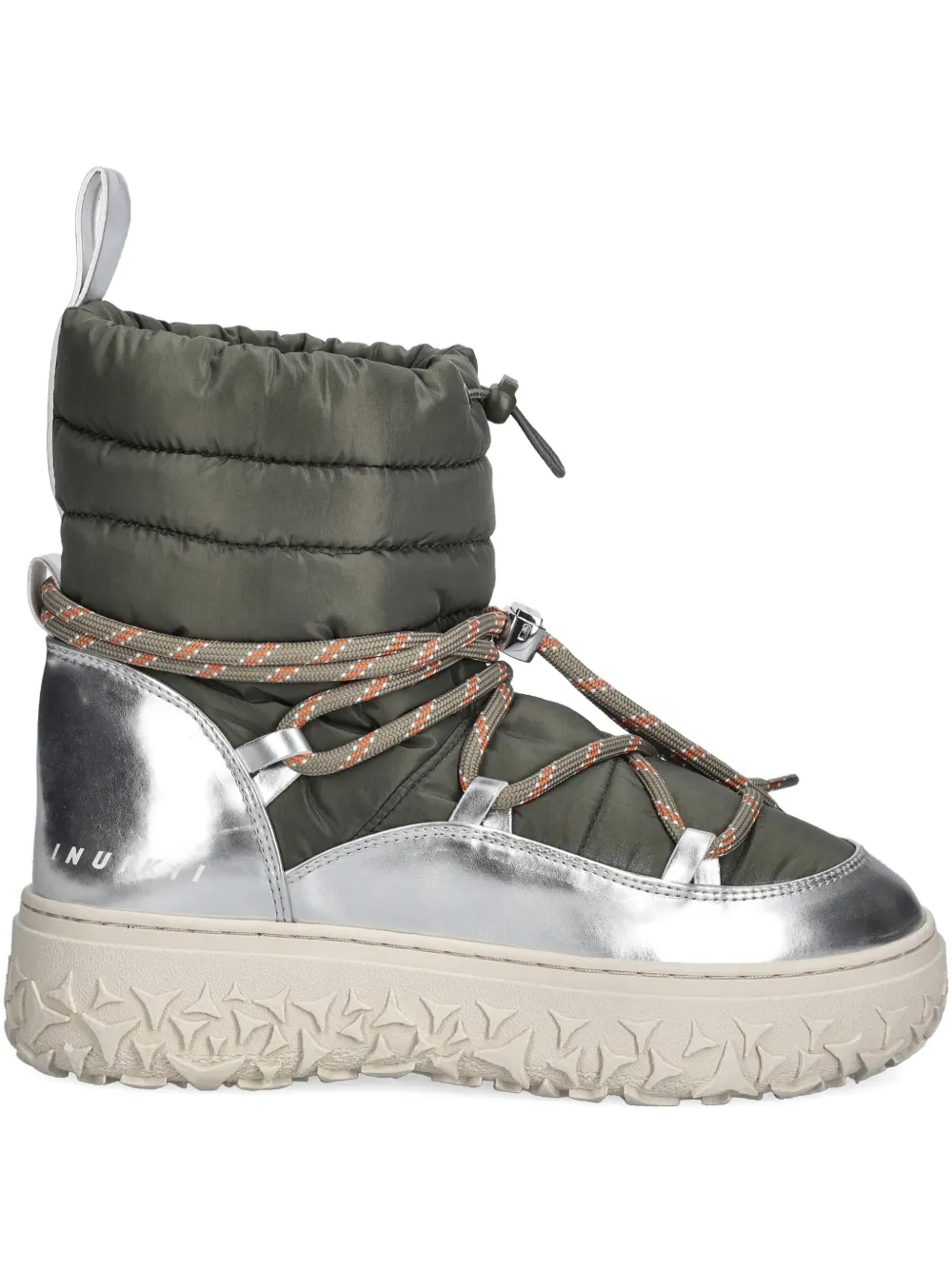 Inuikii Technical Performance padded lace-up boots | Green | Image 1