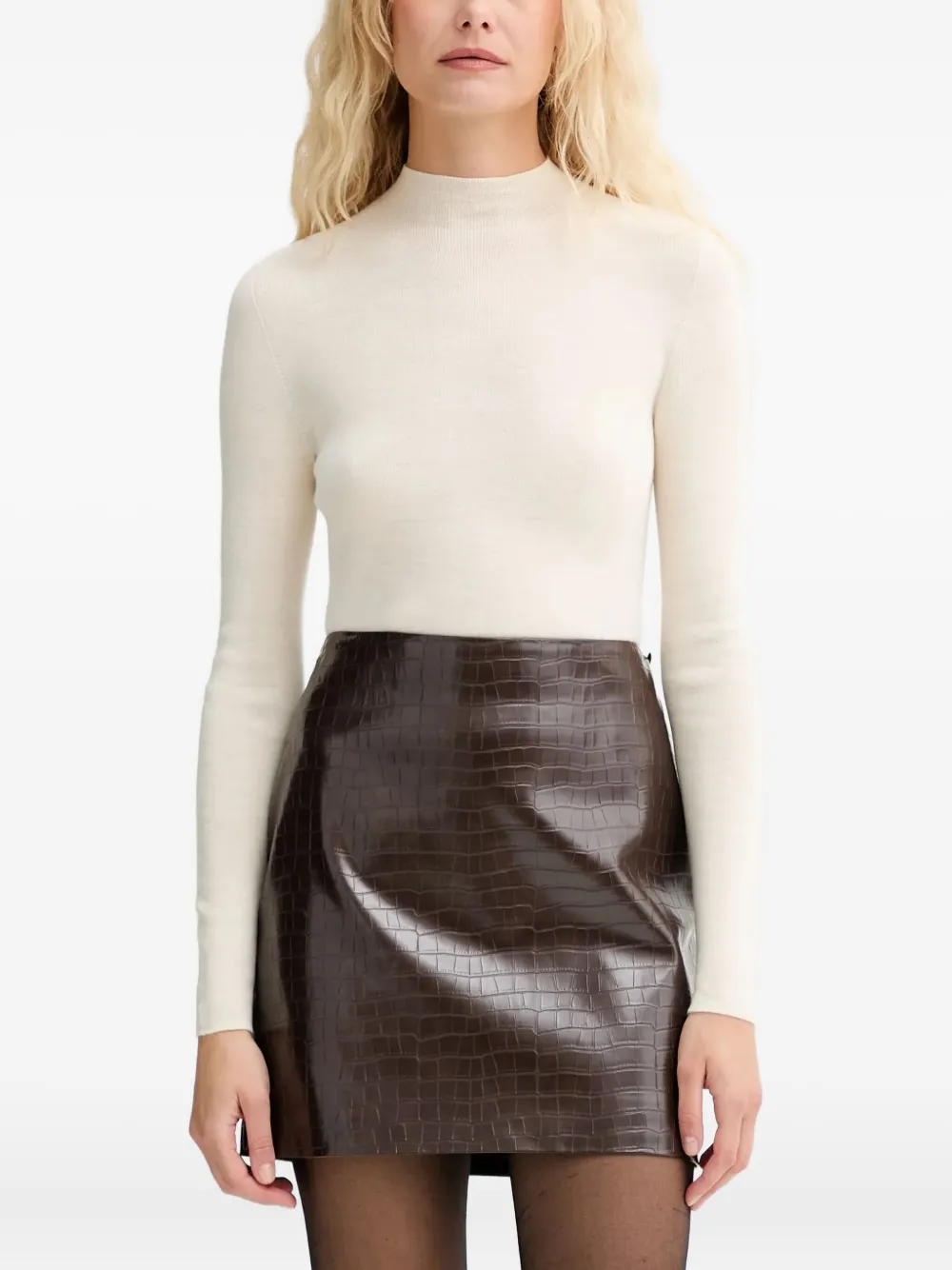 Isabelle Blanche suéter con cuello alto | blanco | Image 1