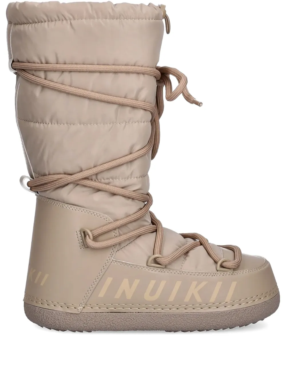Inuikii quilted lace-up boots | tons neutres | Image 1