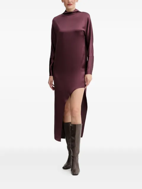 Isabelle Blanche mock-neck midi dress