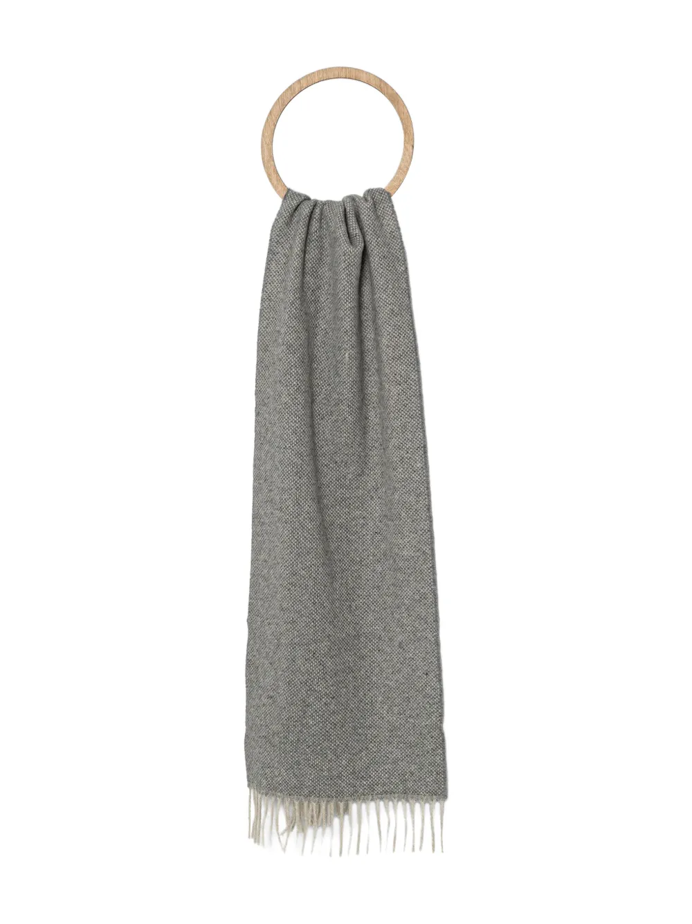 Hackett fringed-edges scarf | 灰色 | Image 1