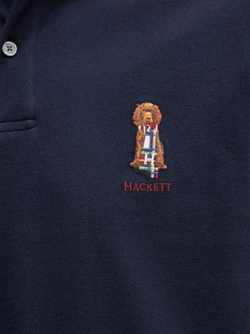 Hackett London Katoenen poloshirt Blauw