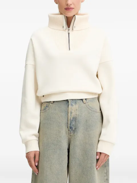 Iceberg zip turtleneck sweatshirt