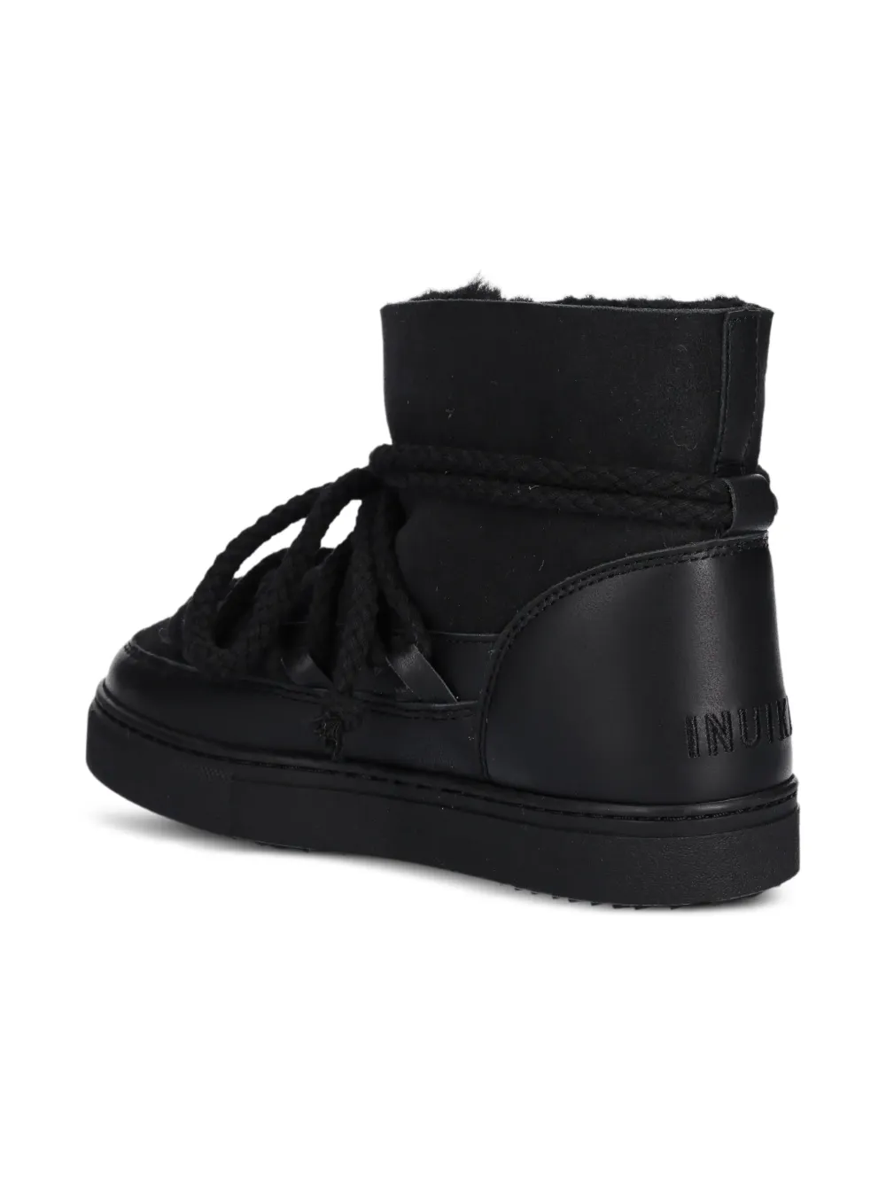  Inuikii Rope-detail Ankle Boots - Black 