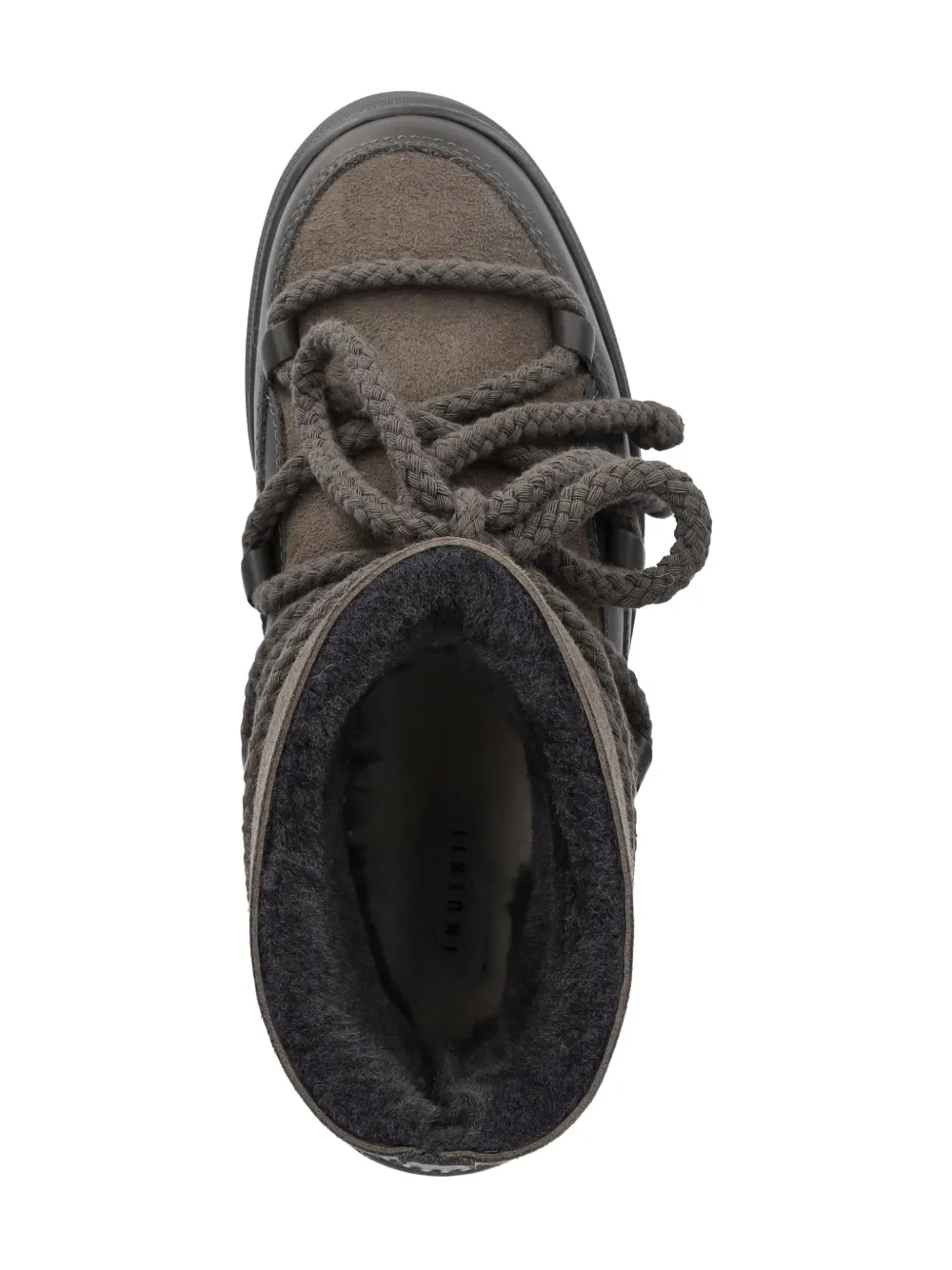 Inuikii Laarzen met touwdetail Grijs