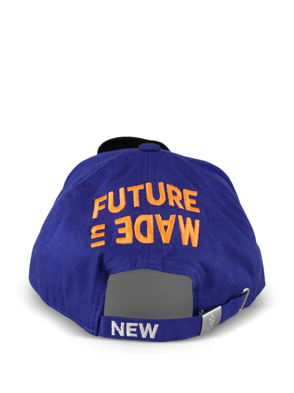 Walter Van Beirendonck Pet met tekst Blauw