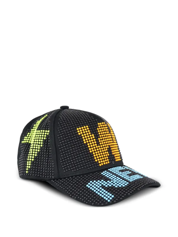 Walter Van Beirendonck New Beaded Cap | Black | FARFETCH CY
