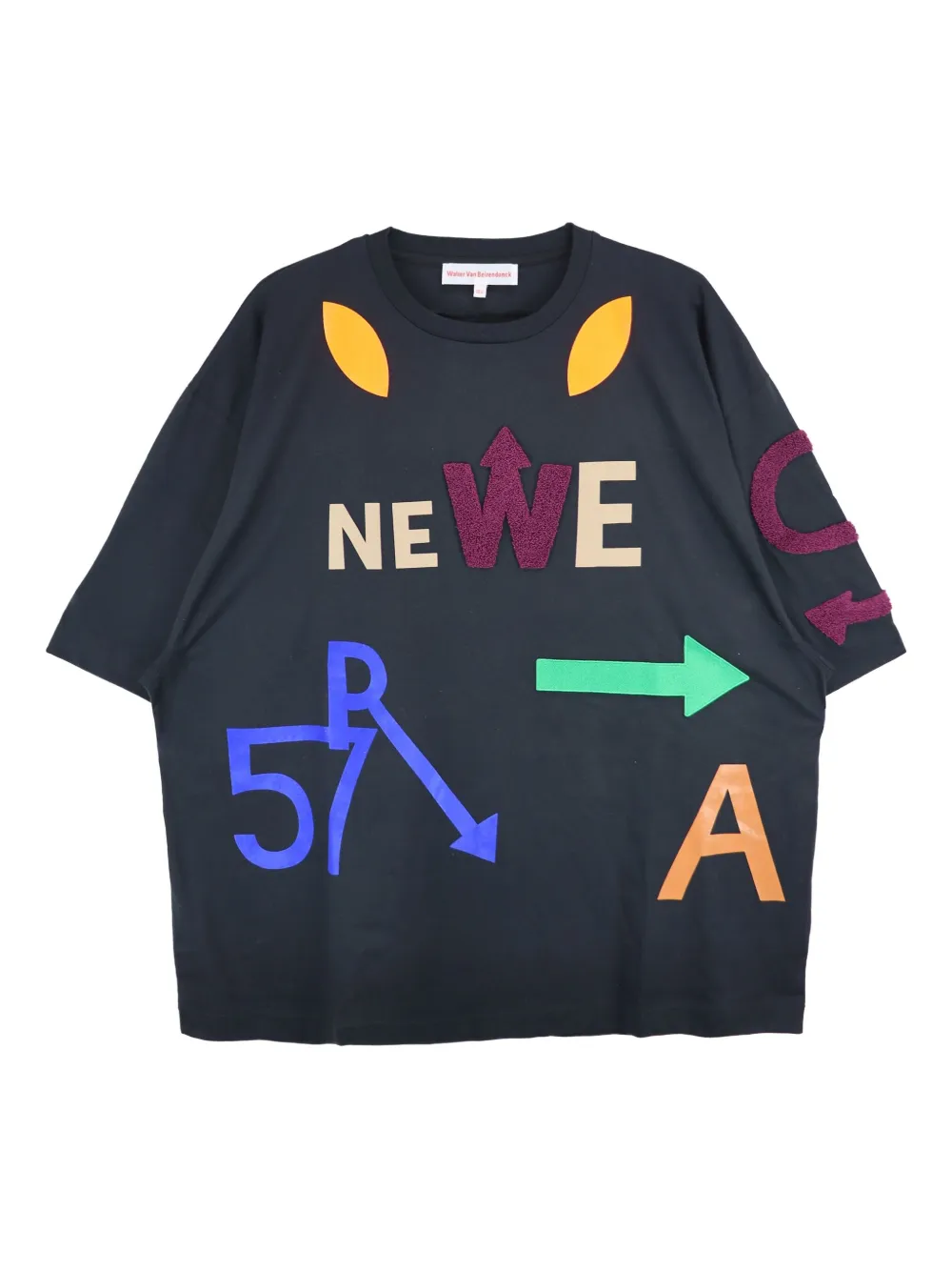 Walter Van Beirendonck We Are T t-shirt | Black | Image 1
