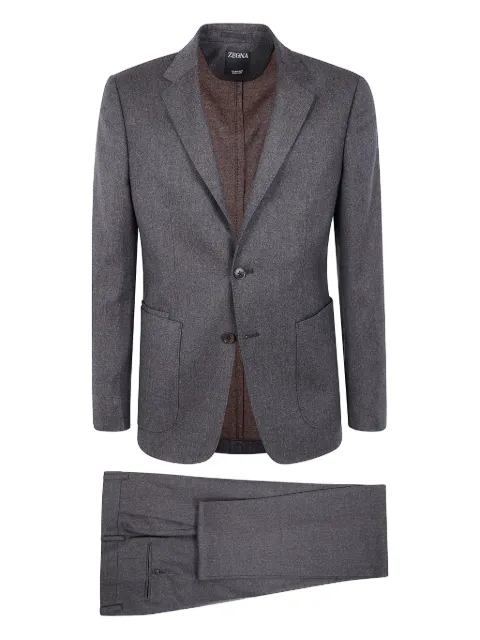 Zegna traje con bolsillos de parche