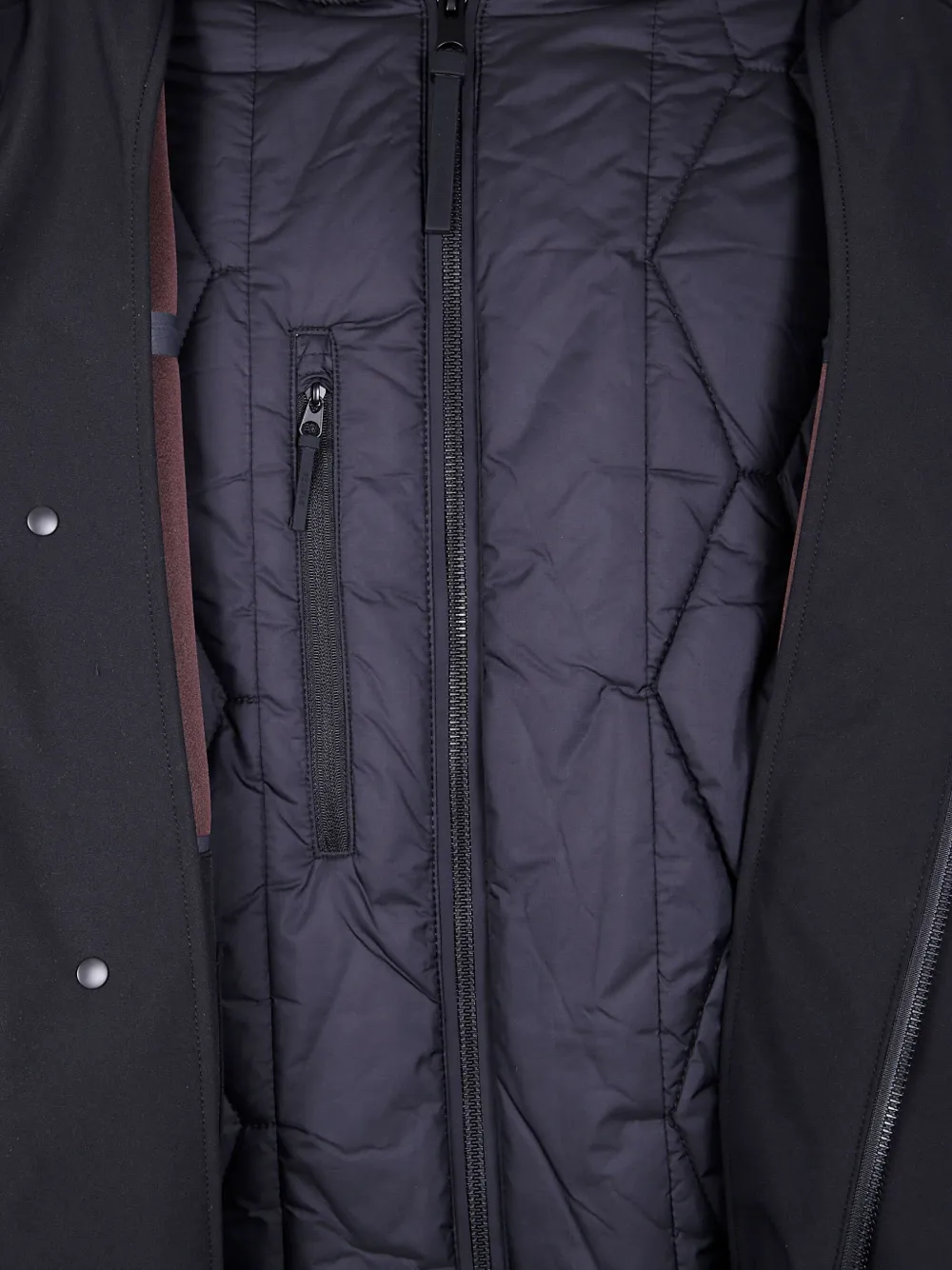 People Of Shibuya Jas met capuchon Blauw