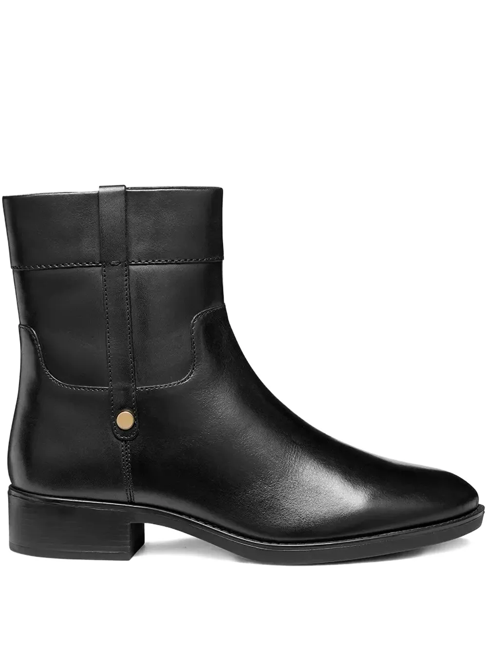 Geox 35mm Felicity Leather Boots In Black