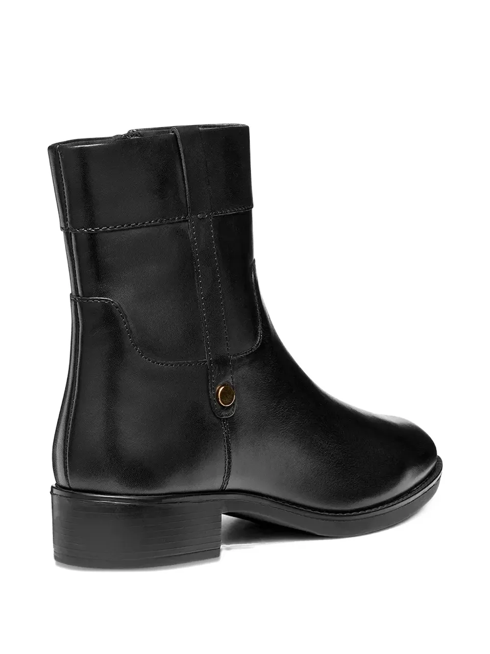 Geox 35mm Felicity Leather Boots In Black