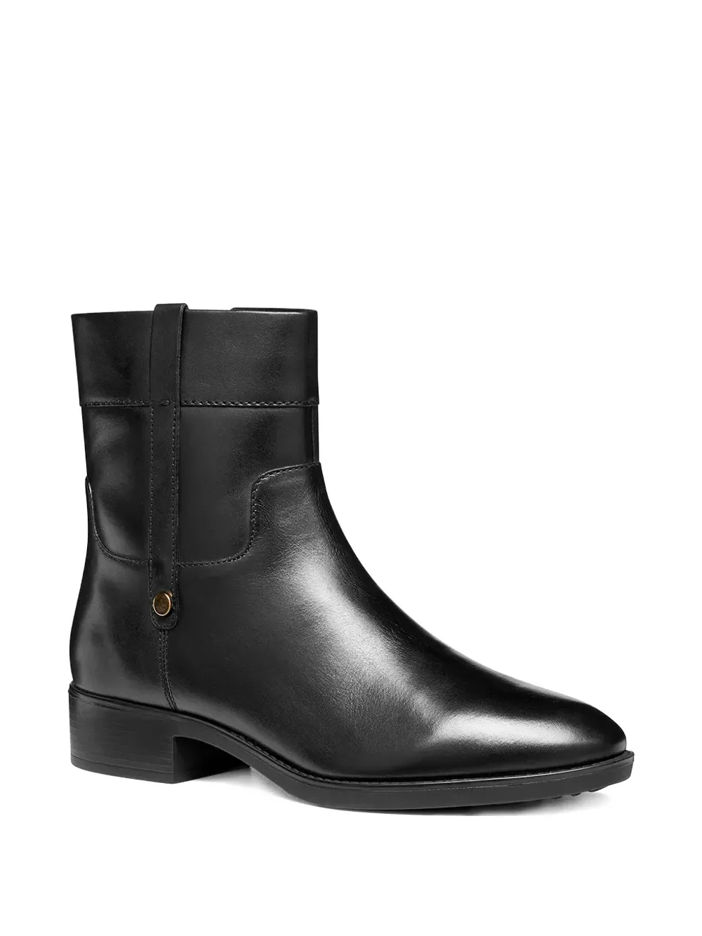 Geox 35mm Felicity Leather Boots In Black