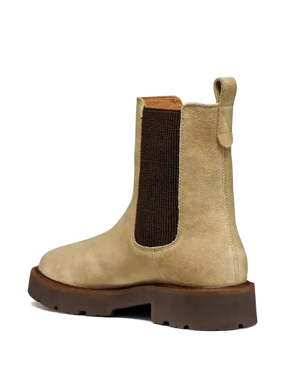 Geox 40mm Norize Pull-tab Lug-sole Boots In Neutral
