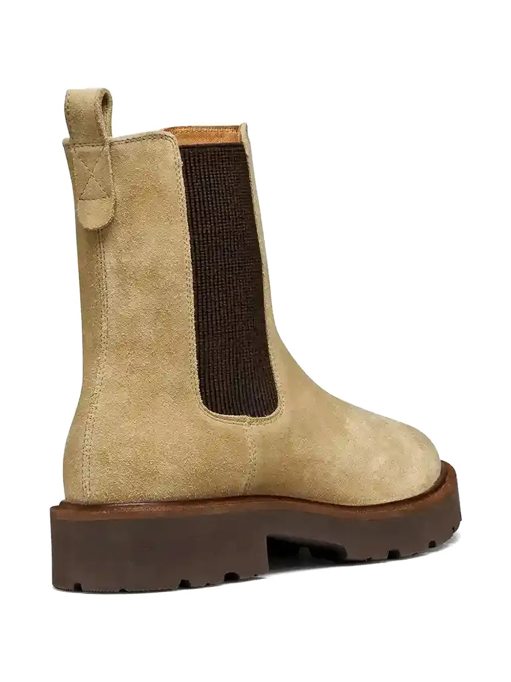 Geox 40mm Norize Pull-tab Lug-sole Boots In Neutral