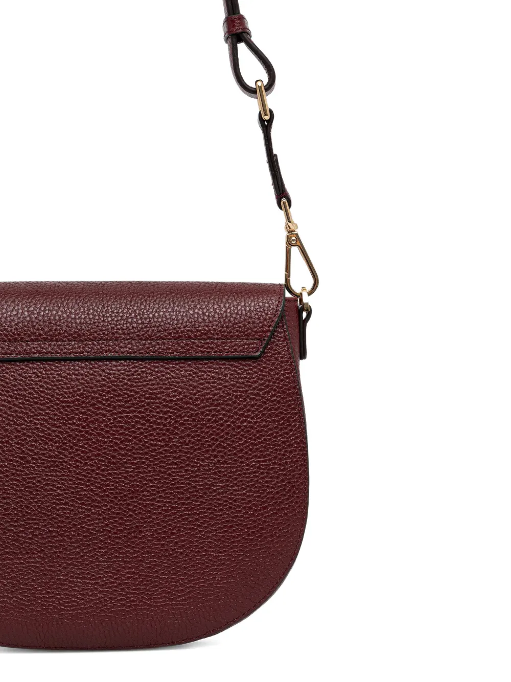 Geox Flavie Turn-lock Cross Body Bag In Burgundy