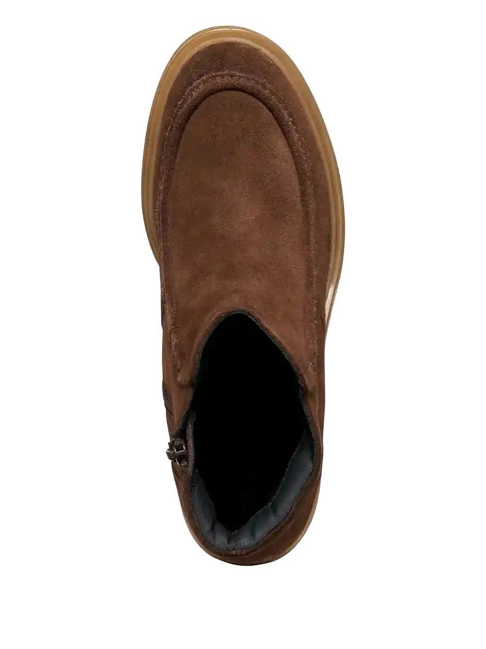 Geox Block-heel Zip-fastening Boots In Brown