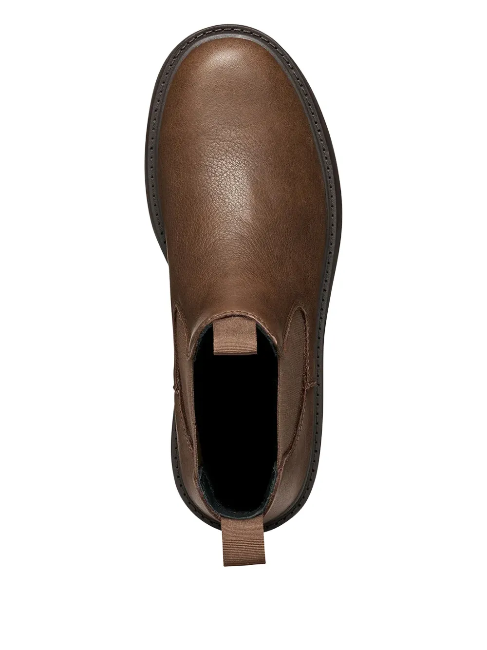 Geox Pull-tab Platform Ankle Boots In Brown